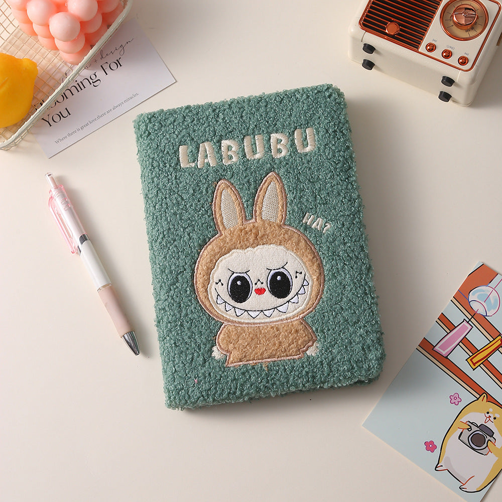 Wholesale Cartoon  Plush Notebook Student DIY Account Book